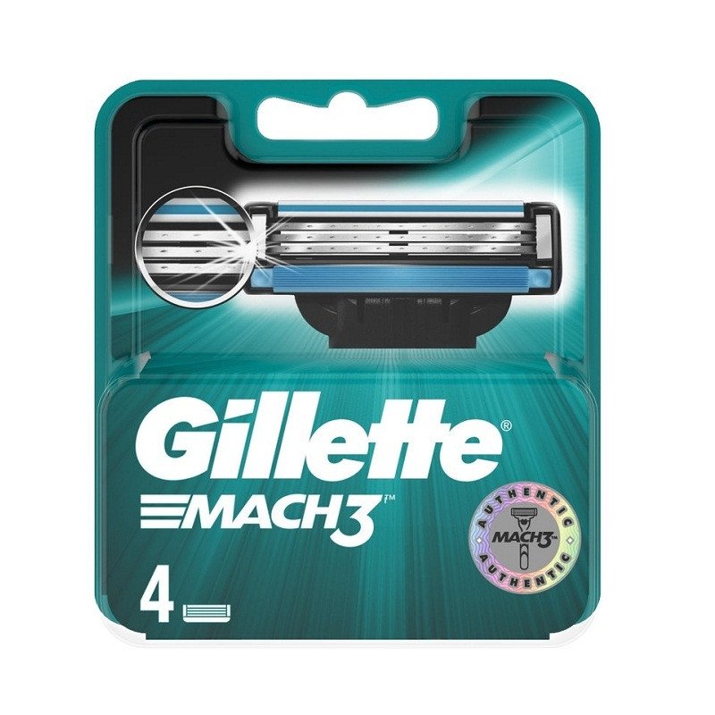 Gillette Mach 3, paquet de 4