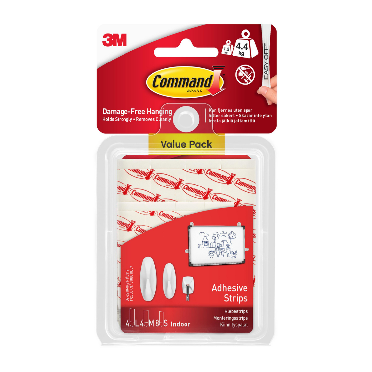 Command 17200 Assorted Adhesive and Refill Strips