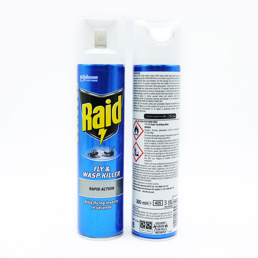 RAID FLY/WASP KILL SPRAY 300ML