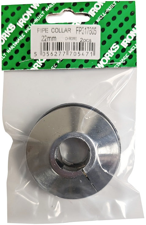 5471 - FP317605 - ROSACES DE FINITION CHROME 22MM (LOT DE 2)