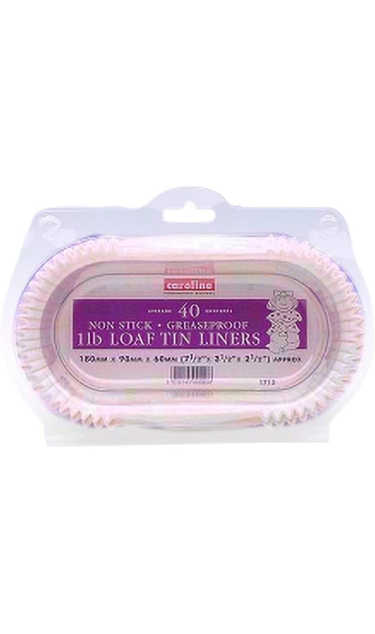 Caroline Lot de 40 moules à cake 450 g