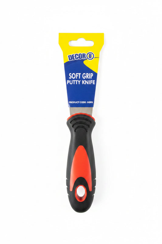 Soft grip putty knife