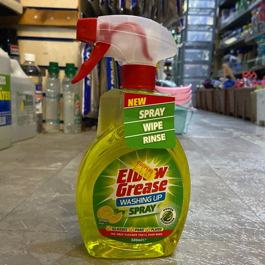 ELBOW GREASE 500ML WASH UP SPRAY LEMOM