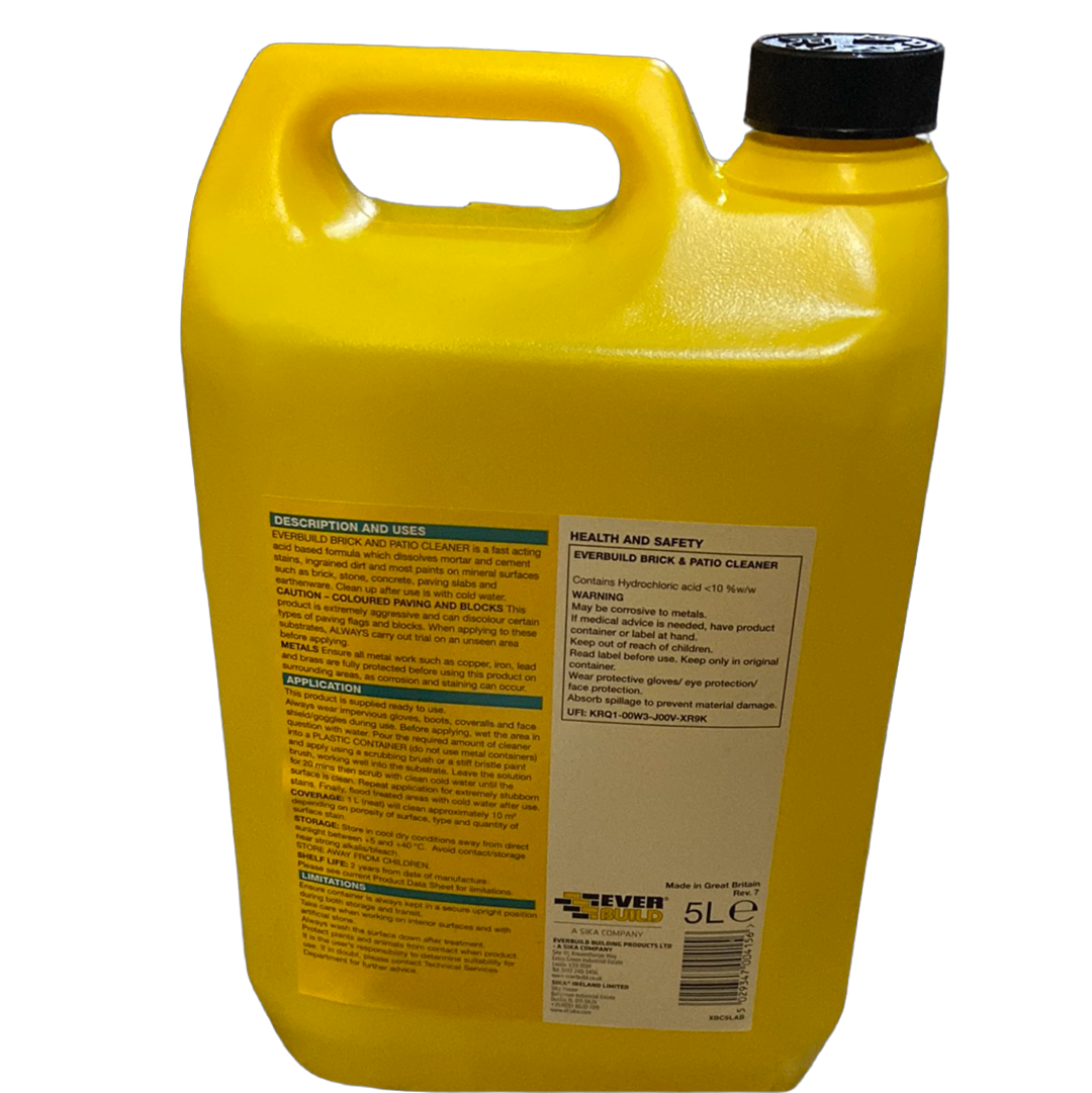 EVERBUILD BRICK&PATIO CLEANER 5LT