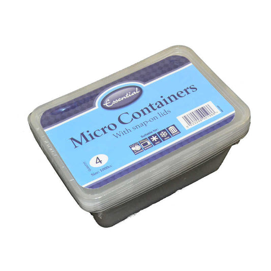 Récipients pour micro-ondes Essential Housewares, paquet de 4