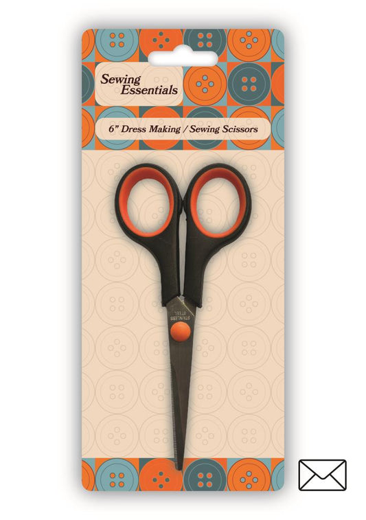 Premium 6-inch Dressmaking and Sewing Scissors - Precision Crafting Tools