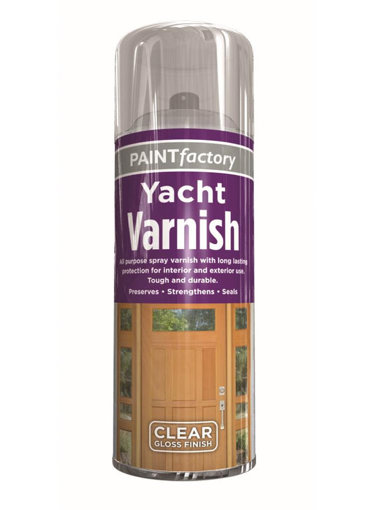 PF Yacht Varnish Spray 400ml - Premium Marine-grade Finish for Ultimate Protection