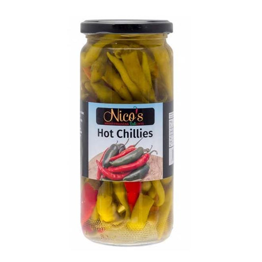 Nicos Hot Chillies Mediterranean delight jar