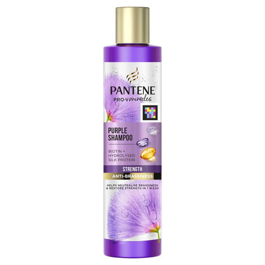 Shampooing Pantene Cheveux Soie et Éclat Force Violette
225 ML