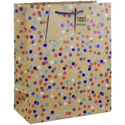 Sac Cadeau - Motif à Pois - Très Grand