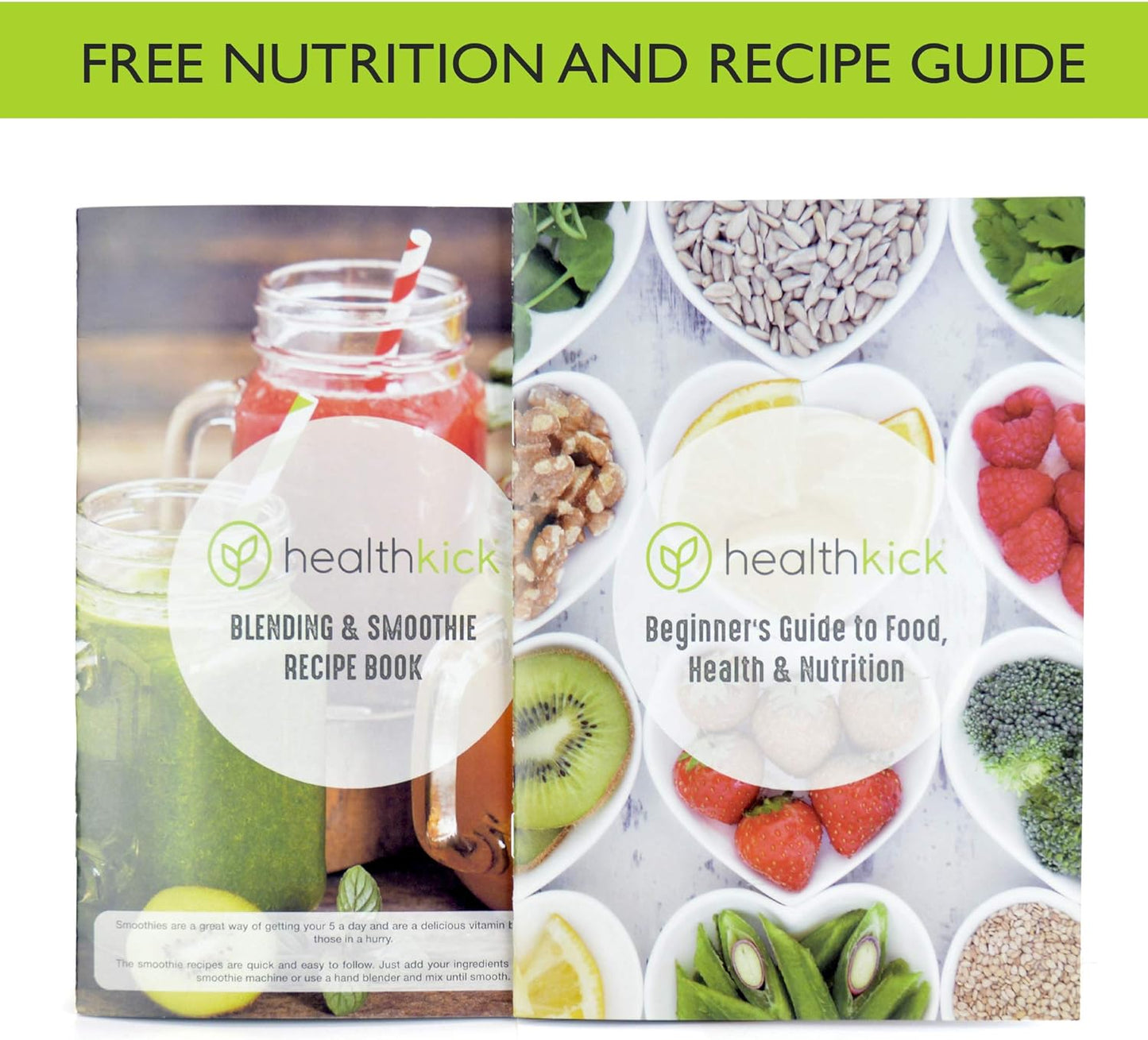 Mixeur à smoothie 1200 W Health Kick avec fonction glace pilée