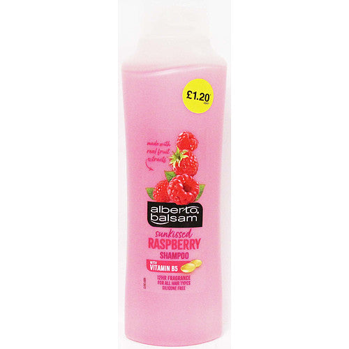 ALBERTO BALSAM RASPBERRY FRAGRANCE SHAMPOO WITH VITAMIN B5 350ml