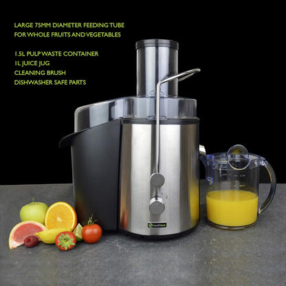 Extracteur de jus de fruits et légumes 850 W Health Kick