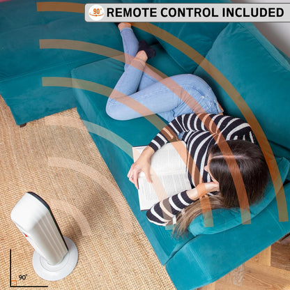 StayWarm 2000w Ceramic Tower Heater with Remote Control