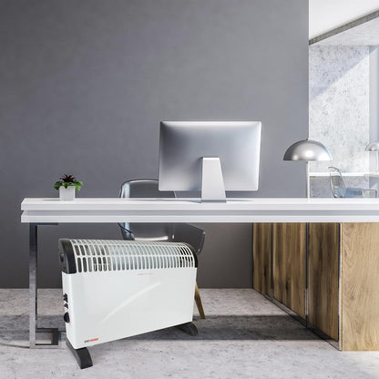 Convecteur StayWarm 2000 W avec ventilateur intégré - Blanc
