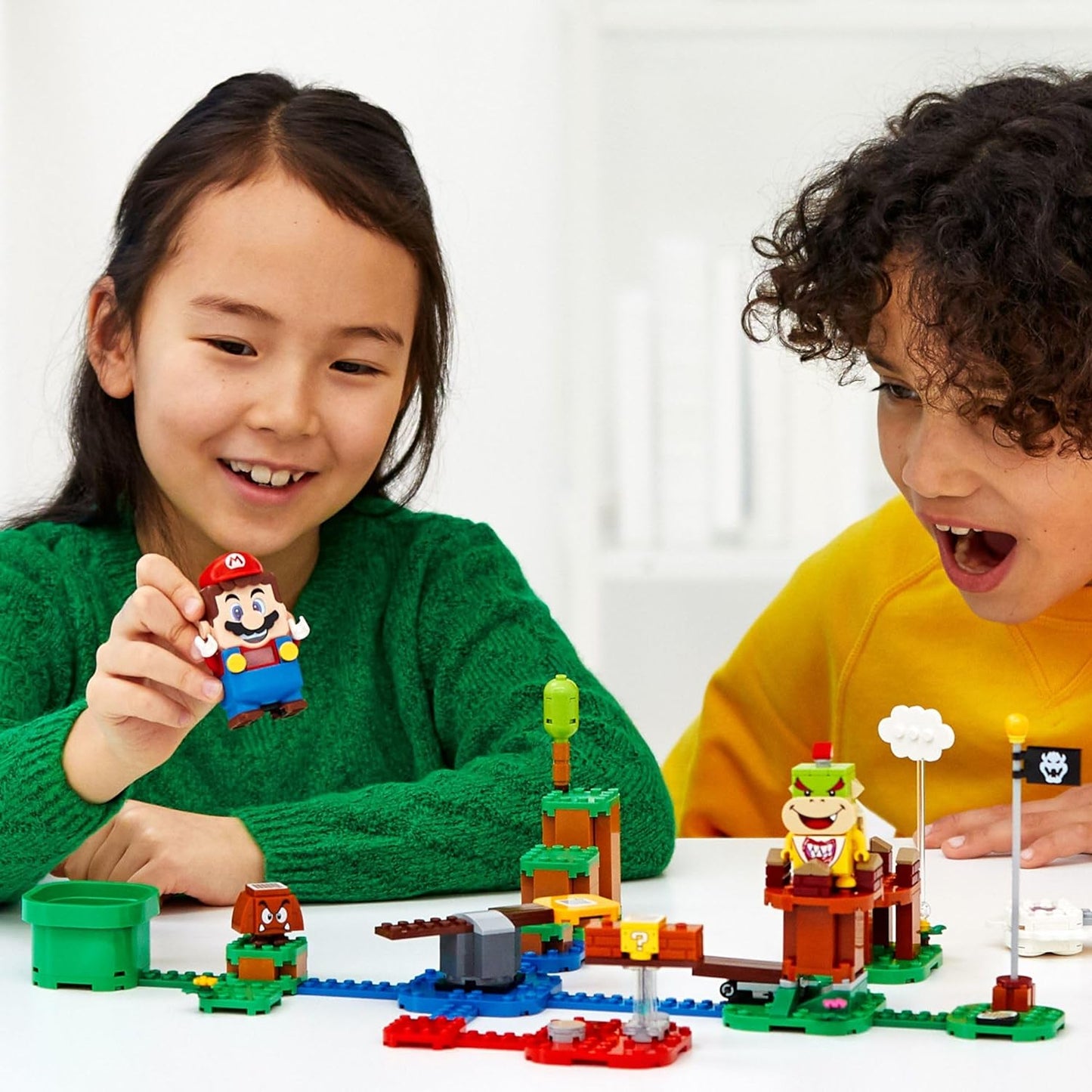 LEGO Super Mario Adventures with Mario Starter Course 71360 Building Kit, Creative Gift Toy for Kids, Interactive Set Featuring Mario, Bowser Jr. and Goomba Figures (231 Pieces)