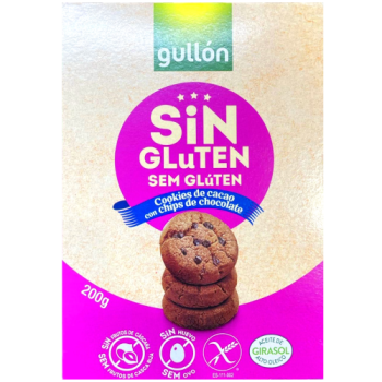 Biscuits aux pépites de chocolat sans gluten Gullón 200g