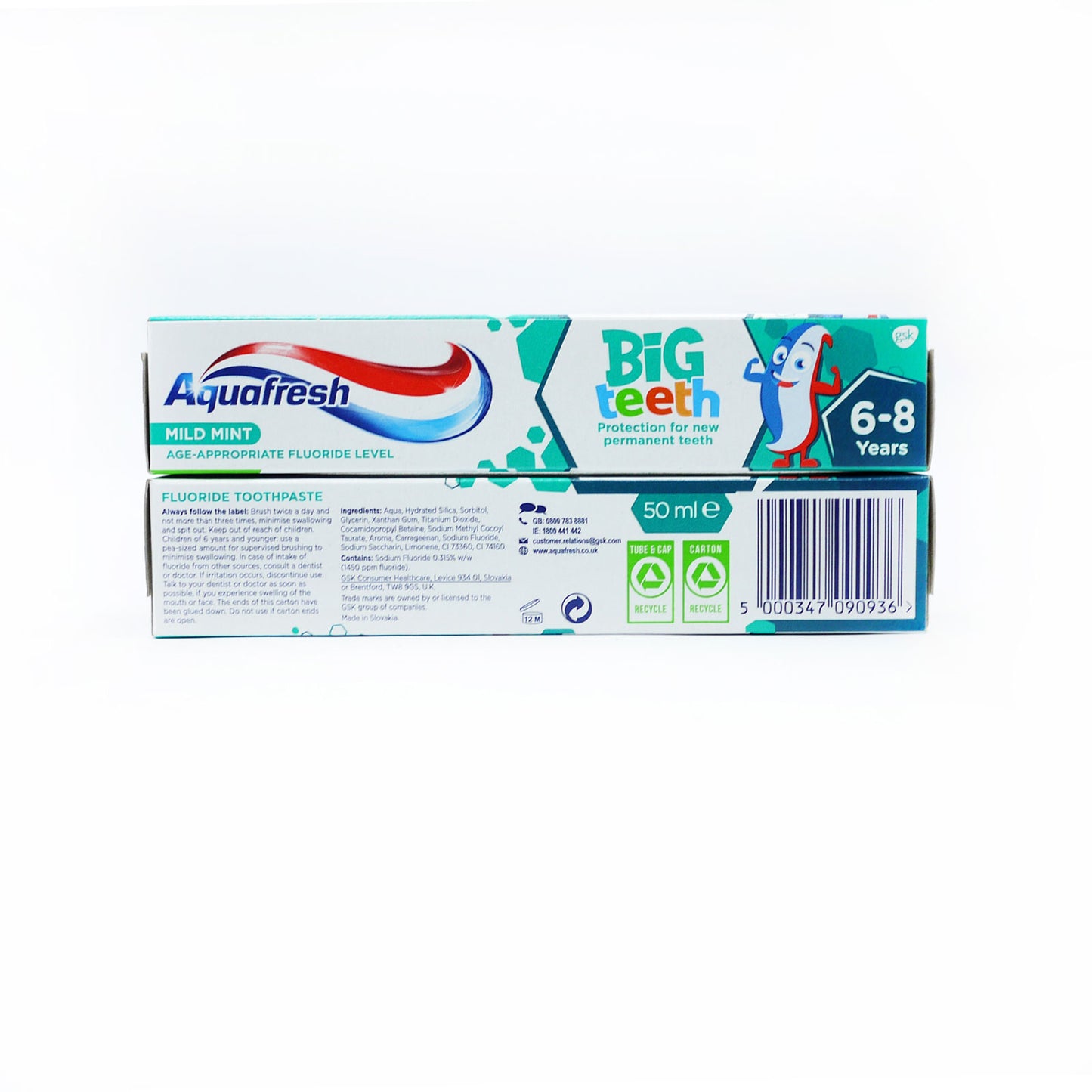 AQUAFRESH TOOTHPASTE BIG TEETH 50ml