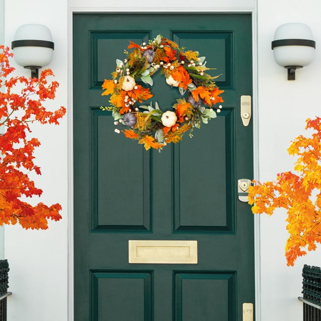 Benross 45cm Autumn Wreath Decoration