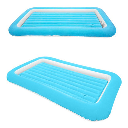 Flocked Kids Airbed - Blue