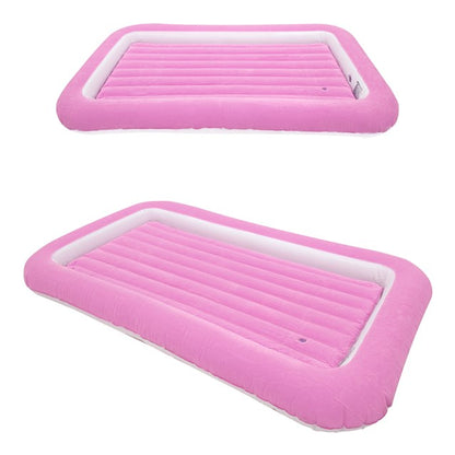 Flocked Kids Airbed - Pink