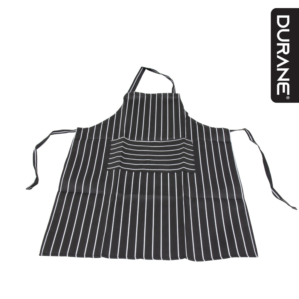 Tablier de cuisine rayé Durane Noir et blanc