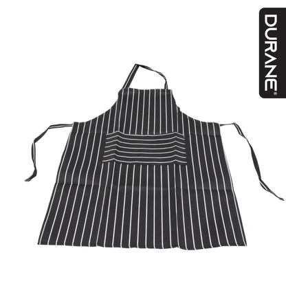 Tablier de cuisine rayé Durane Noir et blanc