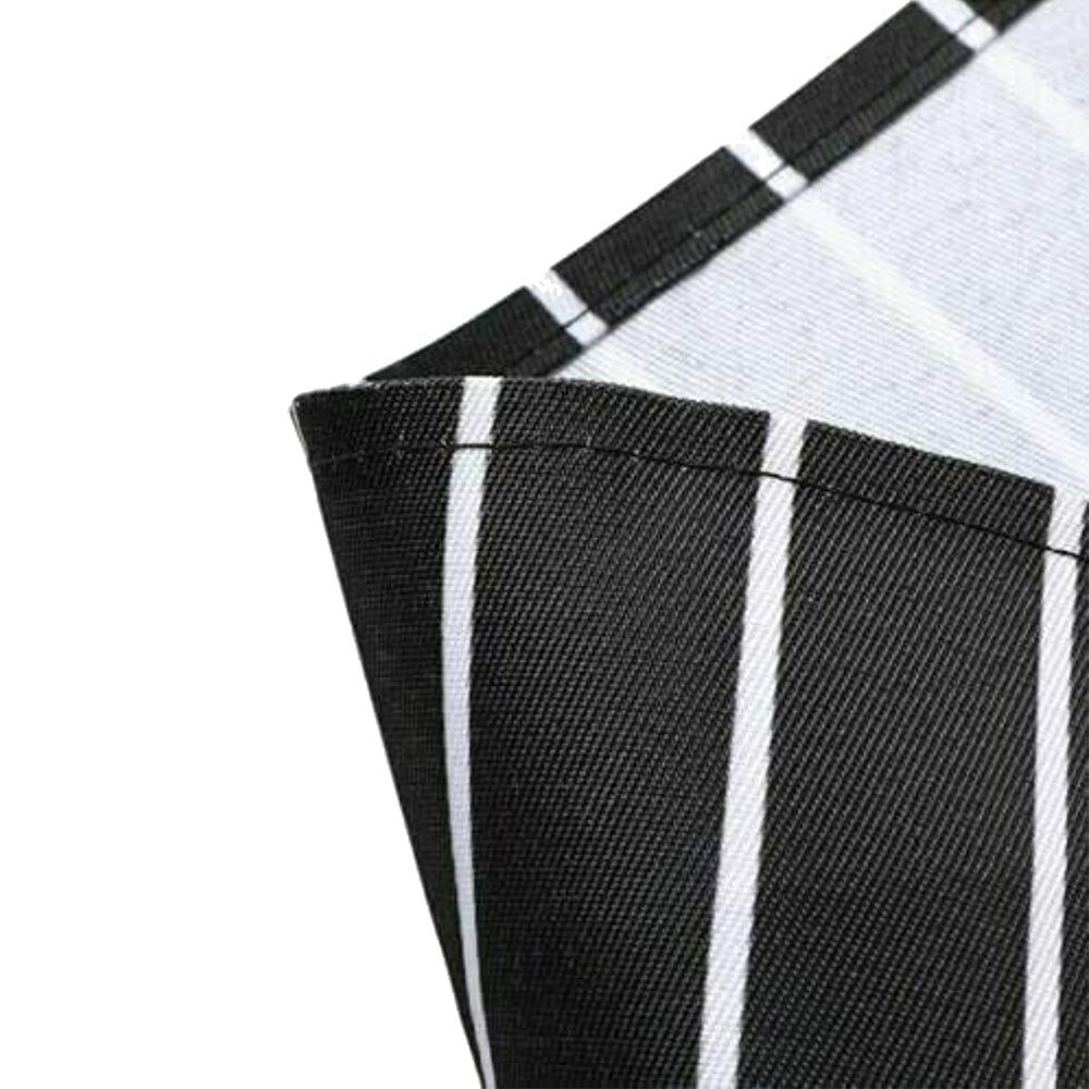 Tablier de cuisine rayé Durane Noir et blanc