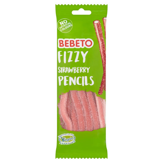 Bebeto Fizzy Strawberry Pencils 160gm
