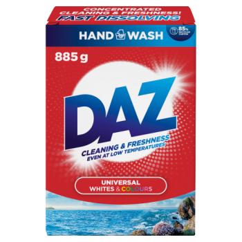 LESSIVE EN POUDRE DAZ POUR LE LINGE BLANC ET DE COULEUR 885G