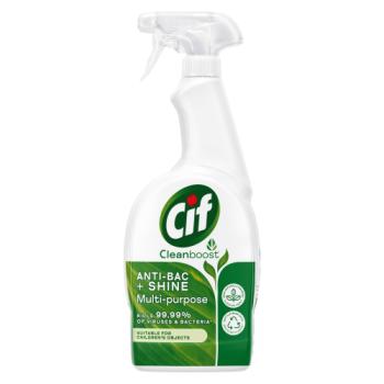 CIF ANTI-BACTÉRIES ET BRILLANCE 700ML SPRAY MULTI-USAGE