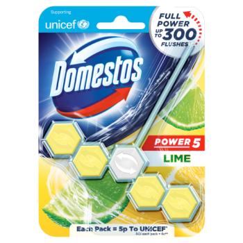 Bloc WC Domestos Power 5 Citron Vert 55g