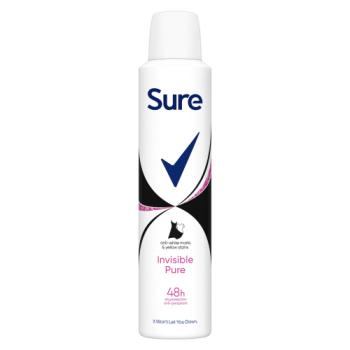 Sure Anti-Perspirant Aerosol Invisible Pure 250 ml