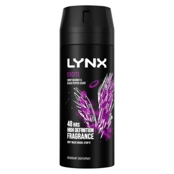 Lynx Aerosol Bodyspray Excite 150ml