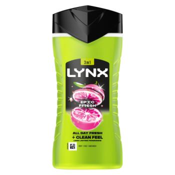 Gel douche corps 3-en-1 Lynx Epic Fresh 225ml