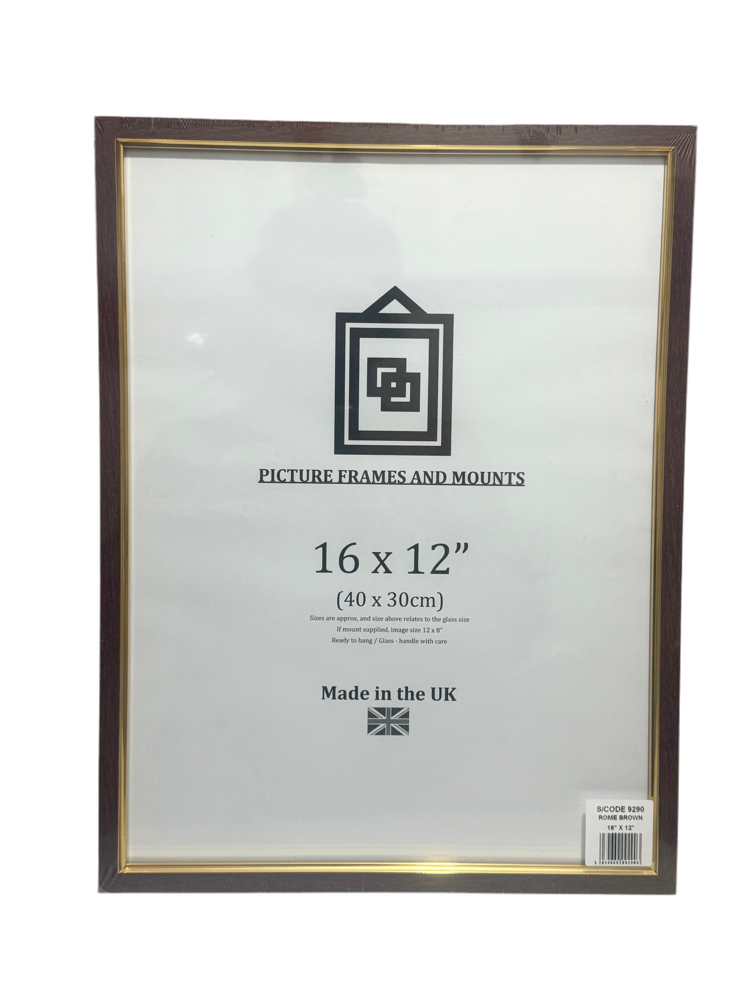 ROME BROWN 16x12” (40x30cm) PICTURE FRAME
