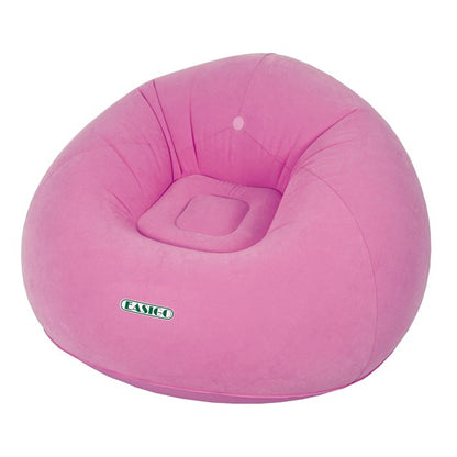 Avenli Fauteuil gonflable floqué - Rose