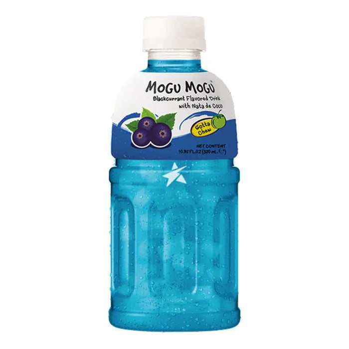 Mogu Mogu Blackcurrant Flavoured Drink with Nata de Coco (Gotta Chew) 320ml