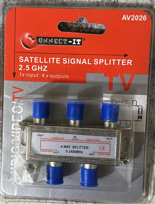 High-Quality Satellite Signal Splitter 2.5 GHz