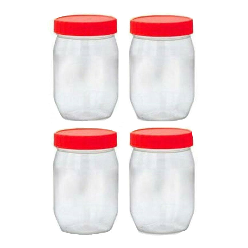 Sunpet Food Storage Containers Round 300ml 4 Pack