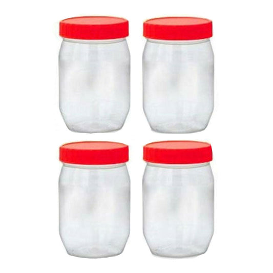Sunpet Food Storage Containers Round 300ml 4 Pack