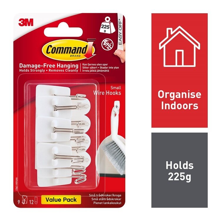 Command Utensil Hooks Value Pack 9 17067VP