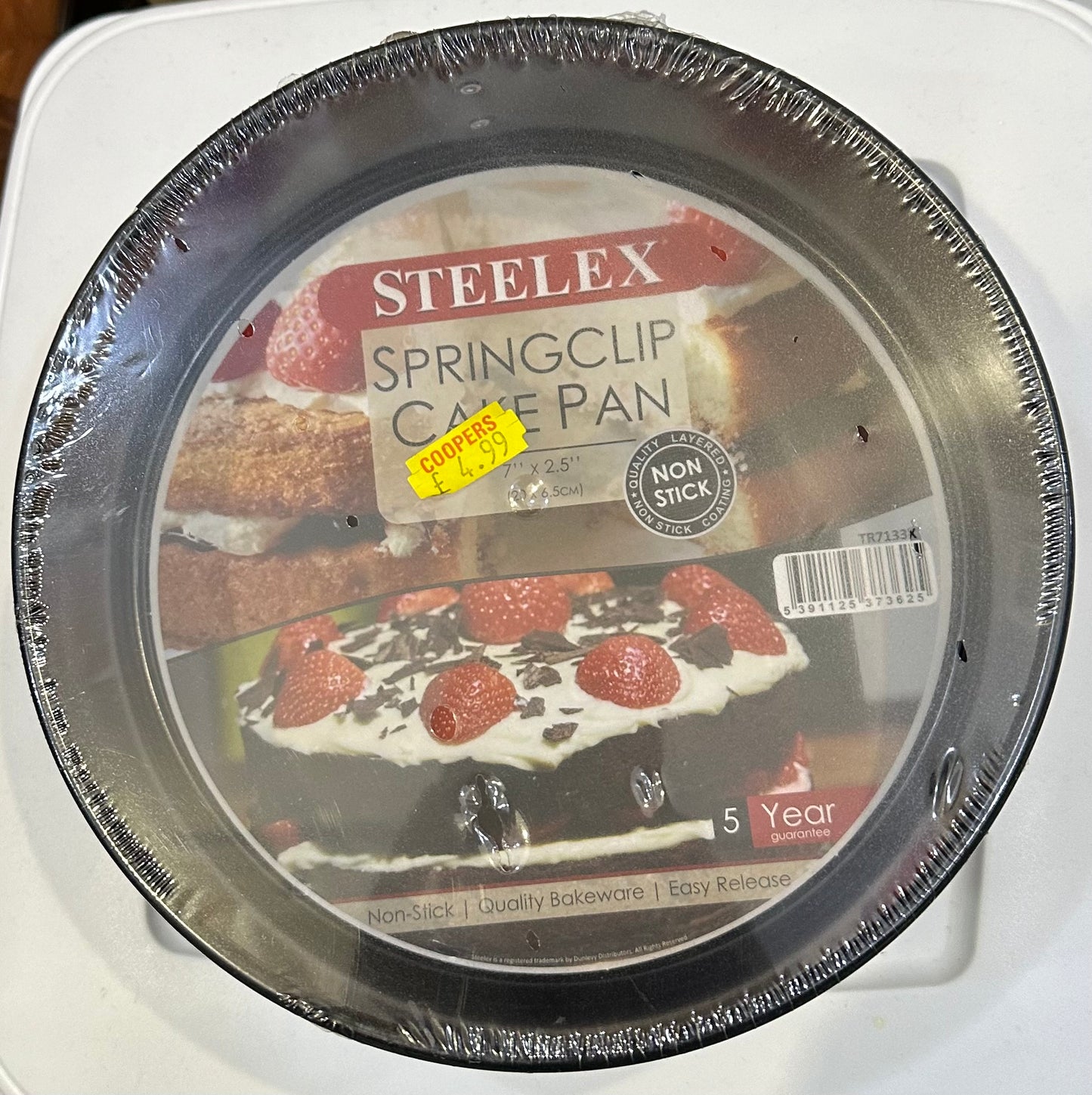 STEELEX SPRINGCLIP CAKE PAN