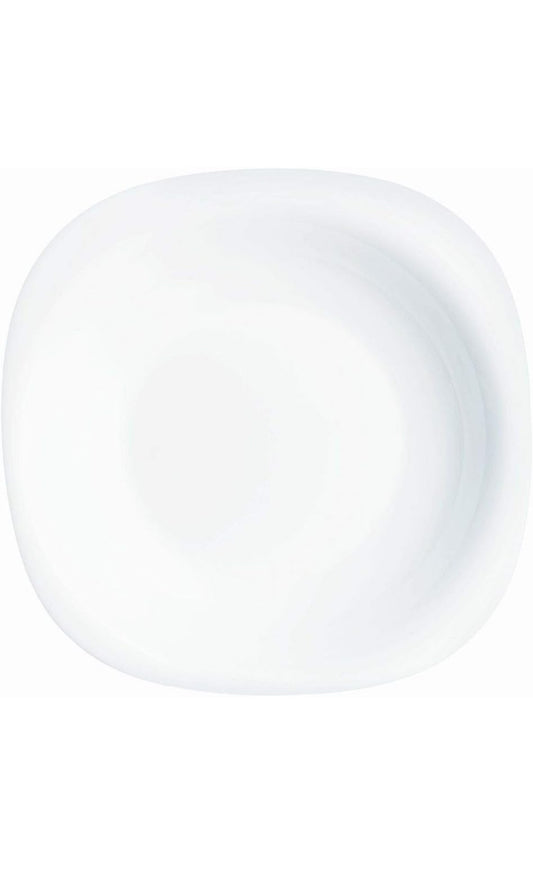 Luminarc Carine Glass Dinner Plate, White, 26 cm
