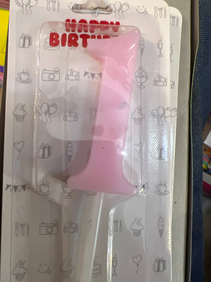 Bougies numérotées
