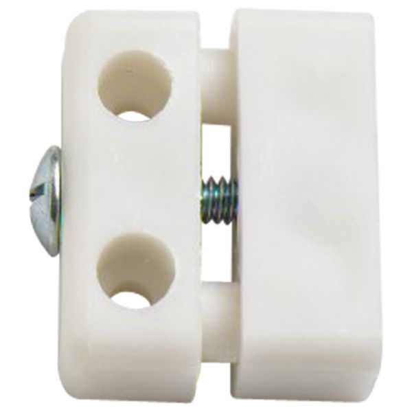 Knock Down Fittings, White (2 Pack)