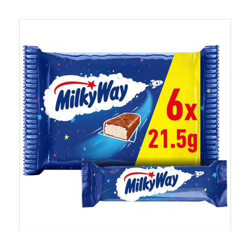 MilkyWay Lot de 6x21,5g