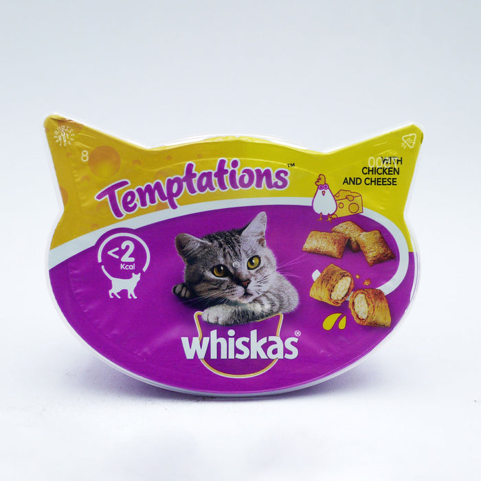 WHISKAS CAT TEMPTATIONS CHIC CHEESE 60GM