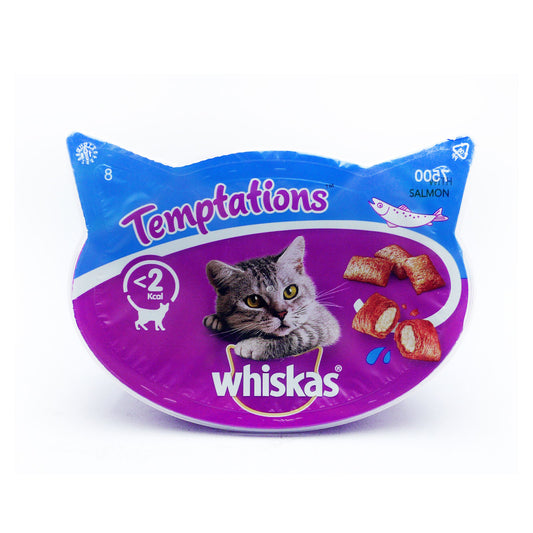 WHISKAS CAT TEMPTATIONS SALMON 60GM