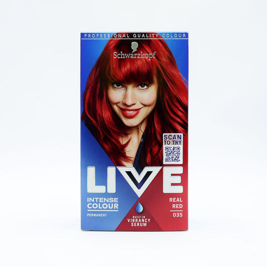 SCHWARZKOPF LIVE PERM HAIR DYE REAL RED